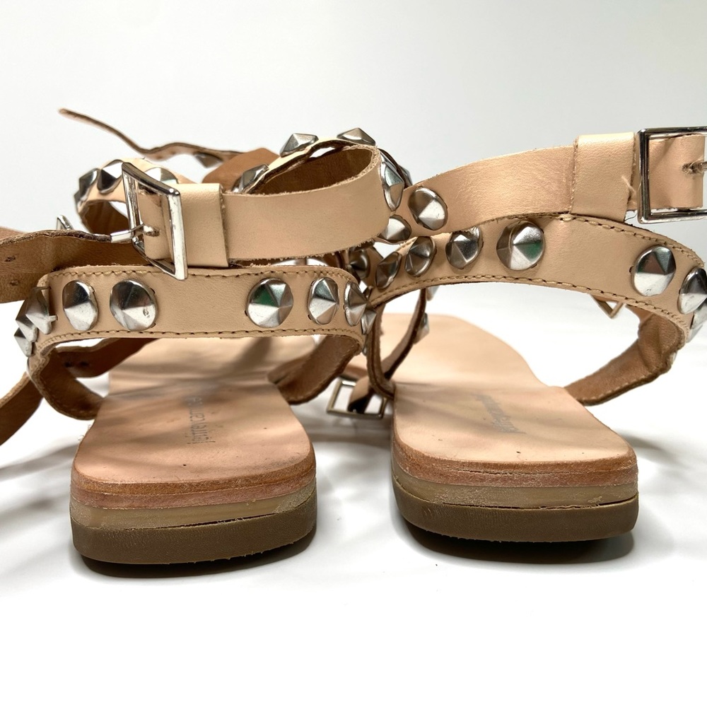 JEFFREY CAMPBELL Silver Studded Leather Gladiator Sandal - Picture 4 of 16